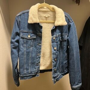 PacSun fleece lined jean jacket